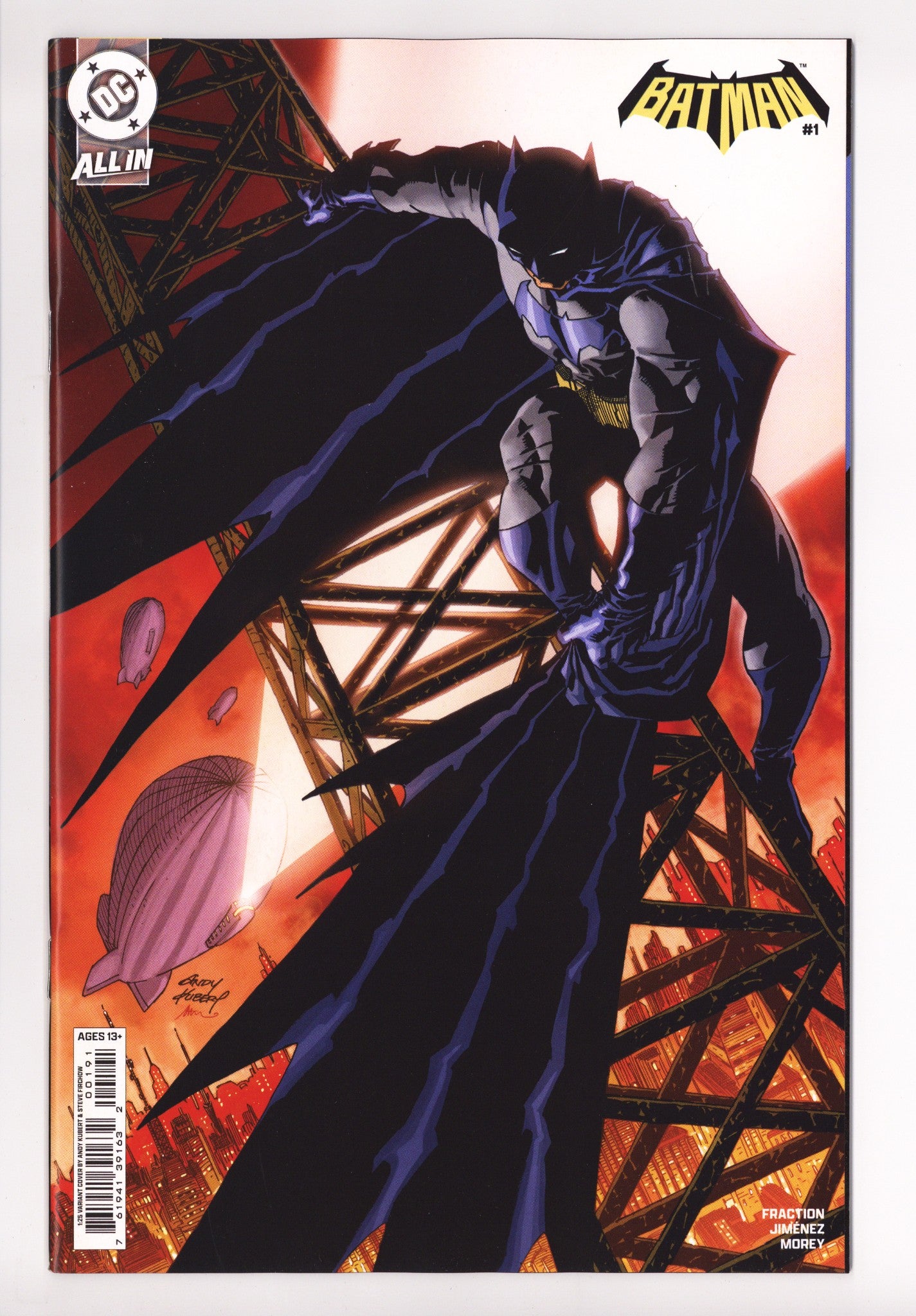 Batman Vol 4 1 Kubert Incentive NM- (2025)