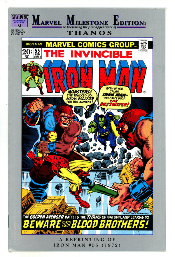 Marvel Milestone Edition: Iron Man #55 [nn] Mid Grade (1992)