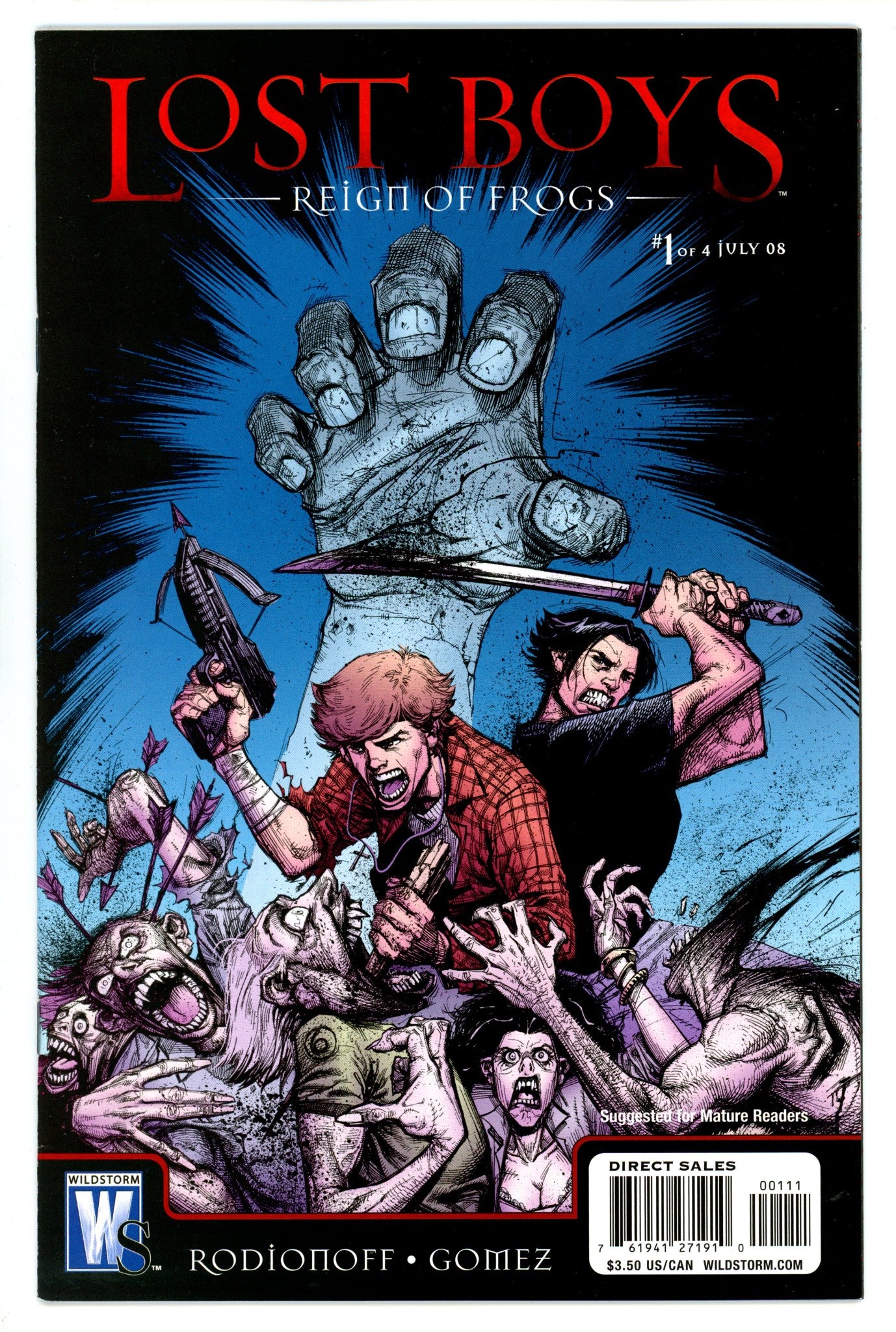 Lost Boys: Reign of Frogs 1 NM- (9.2) (2008) 