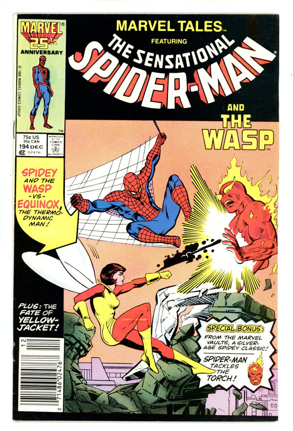 Marvel Tales Vol 2 194 Mid Grade (1986) Newsstand