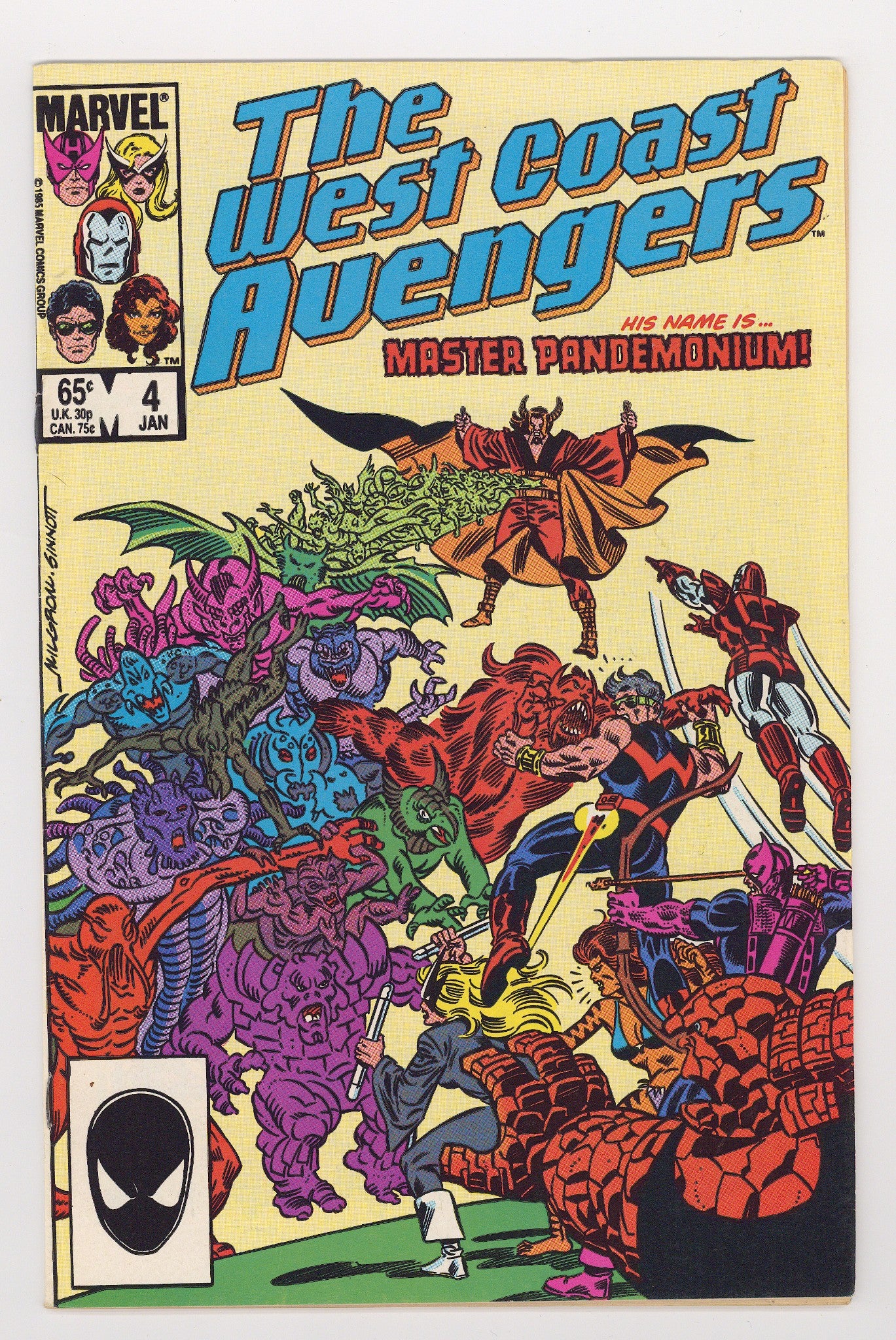 West Coast Avengers Vol 2 4 Mid Grade (1986) 