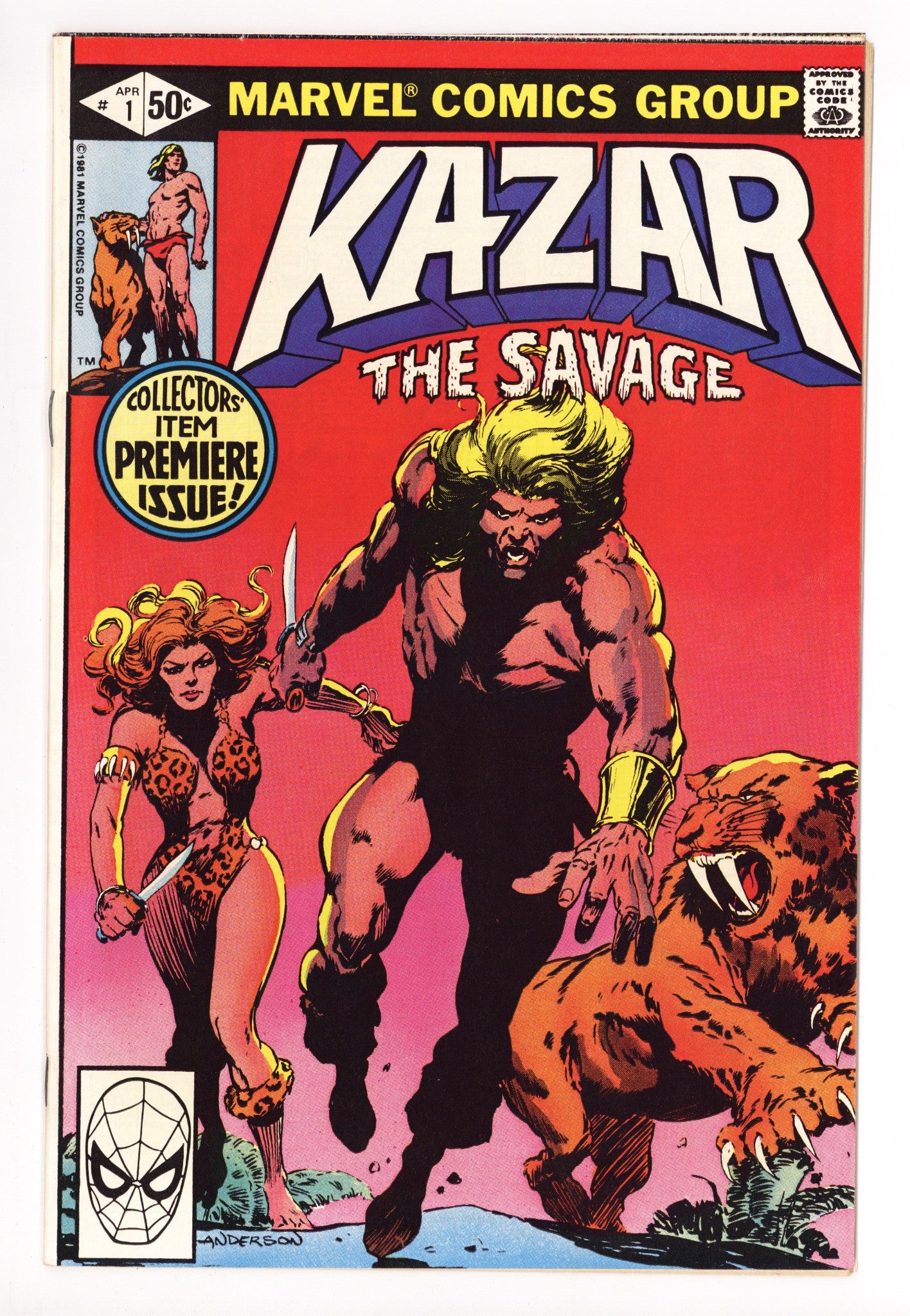 Ka-Zar the Savage Vol 3 1 Mid Grade (1981) 