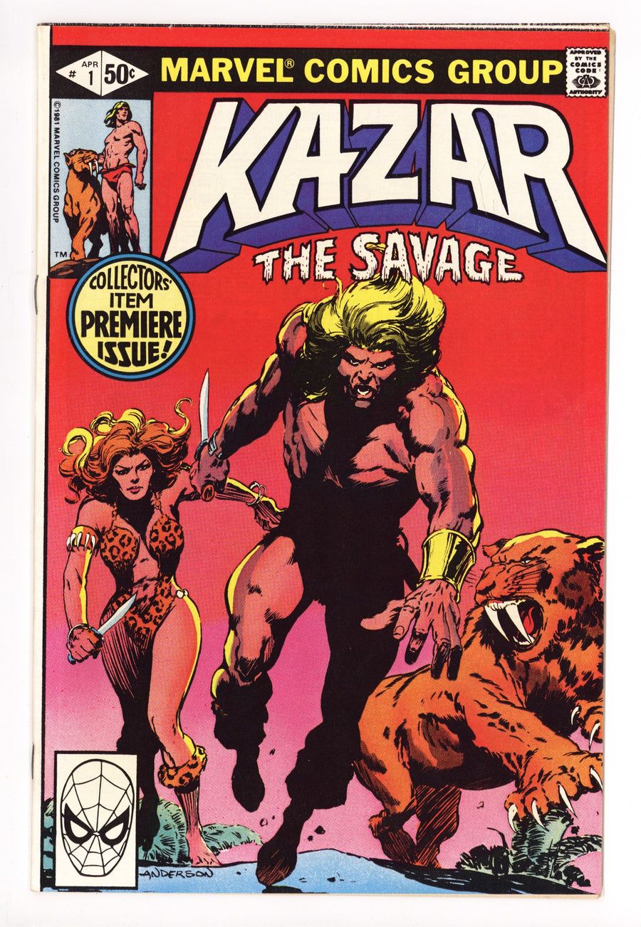 Ka-Zar the Savage Vol 3 1 Mid Grade (1981) 