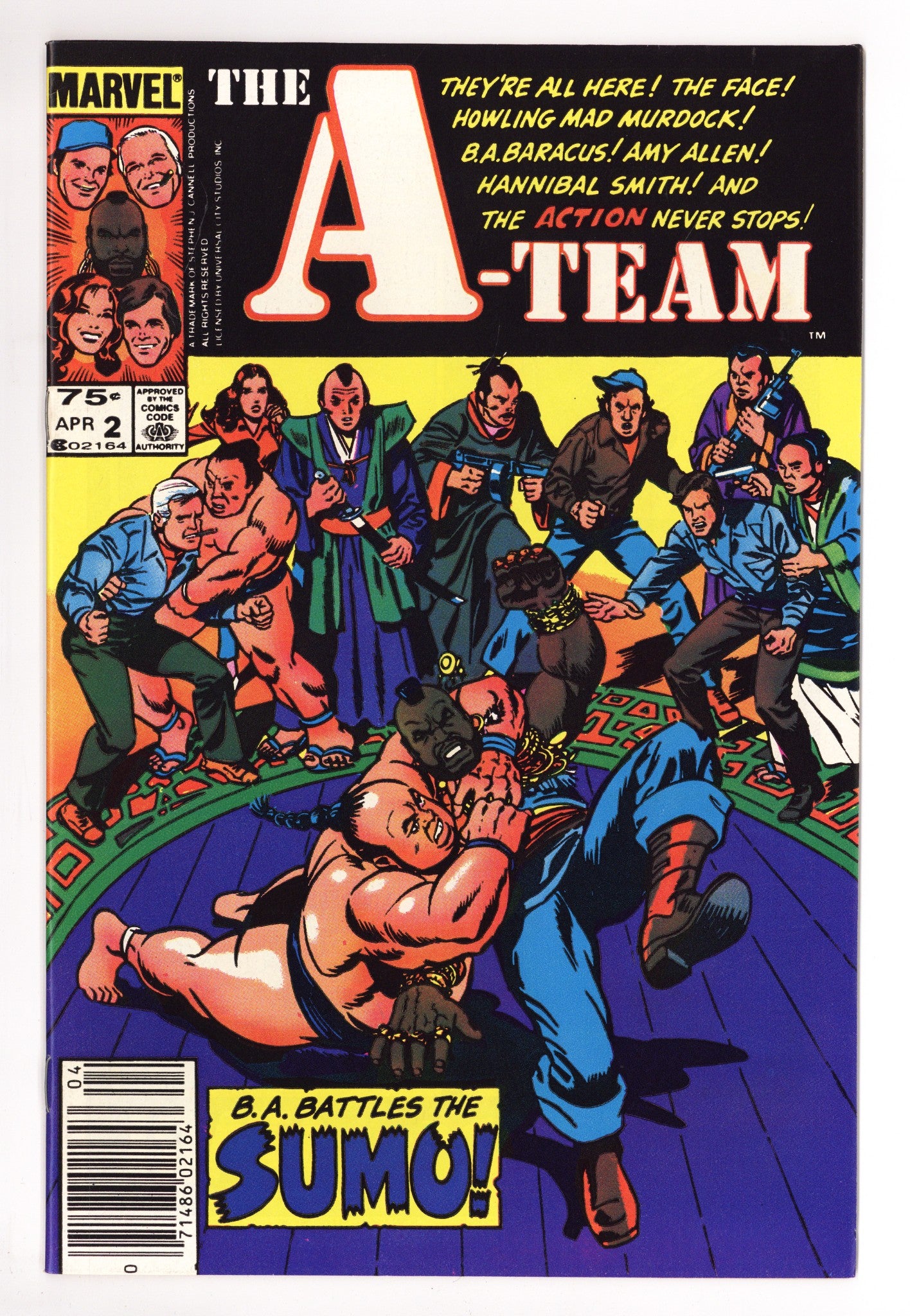 The A-Team 2 VF+ (8.5) (1984) Canadian Price Variant 