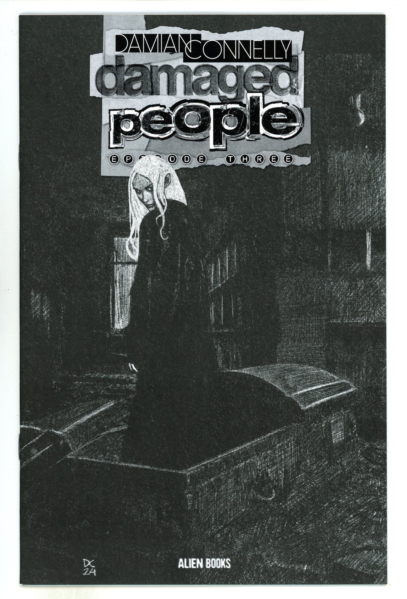Damaged People 3 Connelly B&W Variant (2024)
