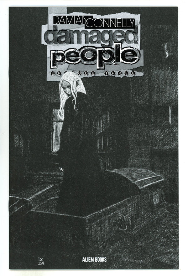 Damaged People 3 Connelly B&W Variant (2024)