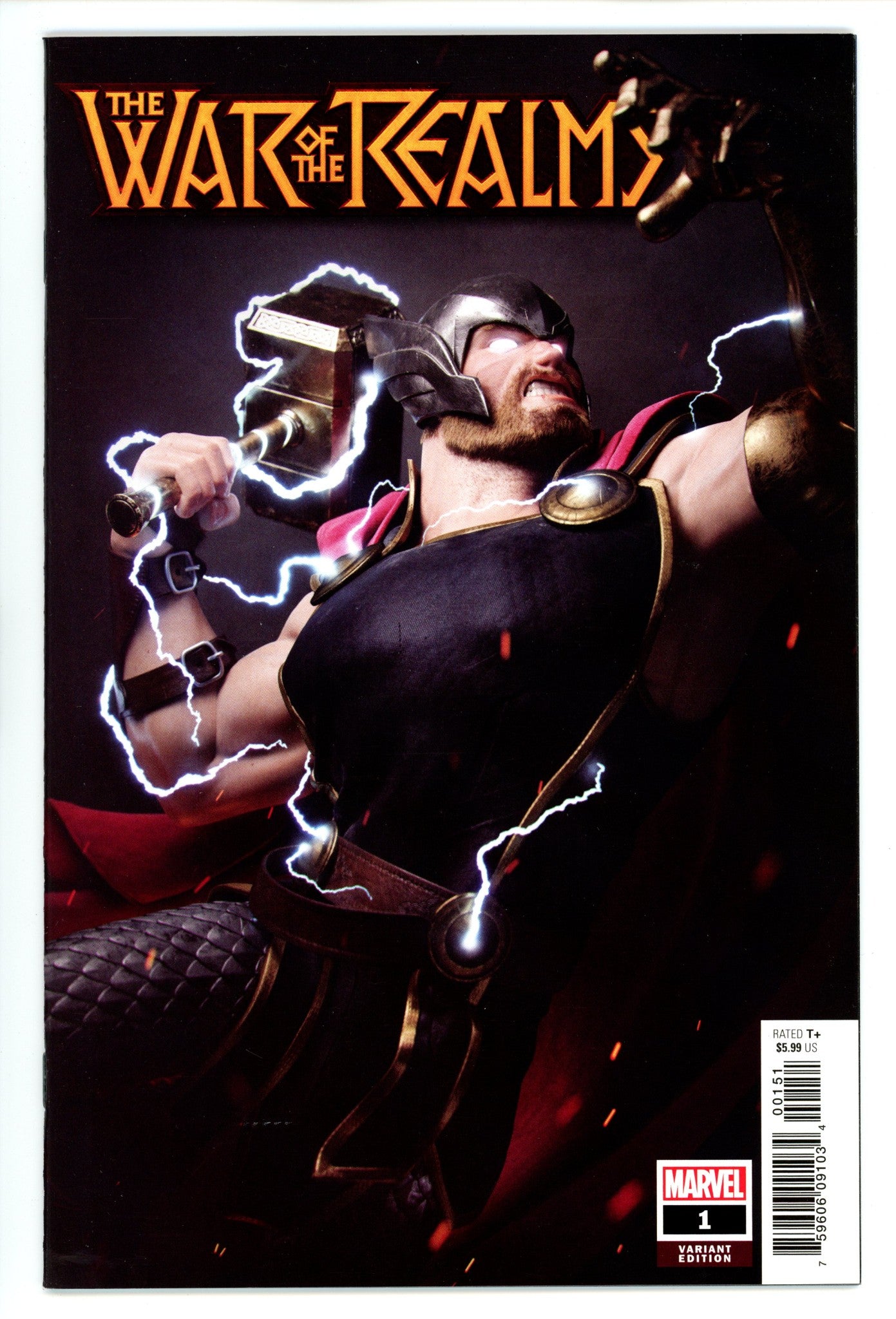War of the Realms 1 NM- (9.2) (2019) Hugo Incentive Variant 