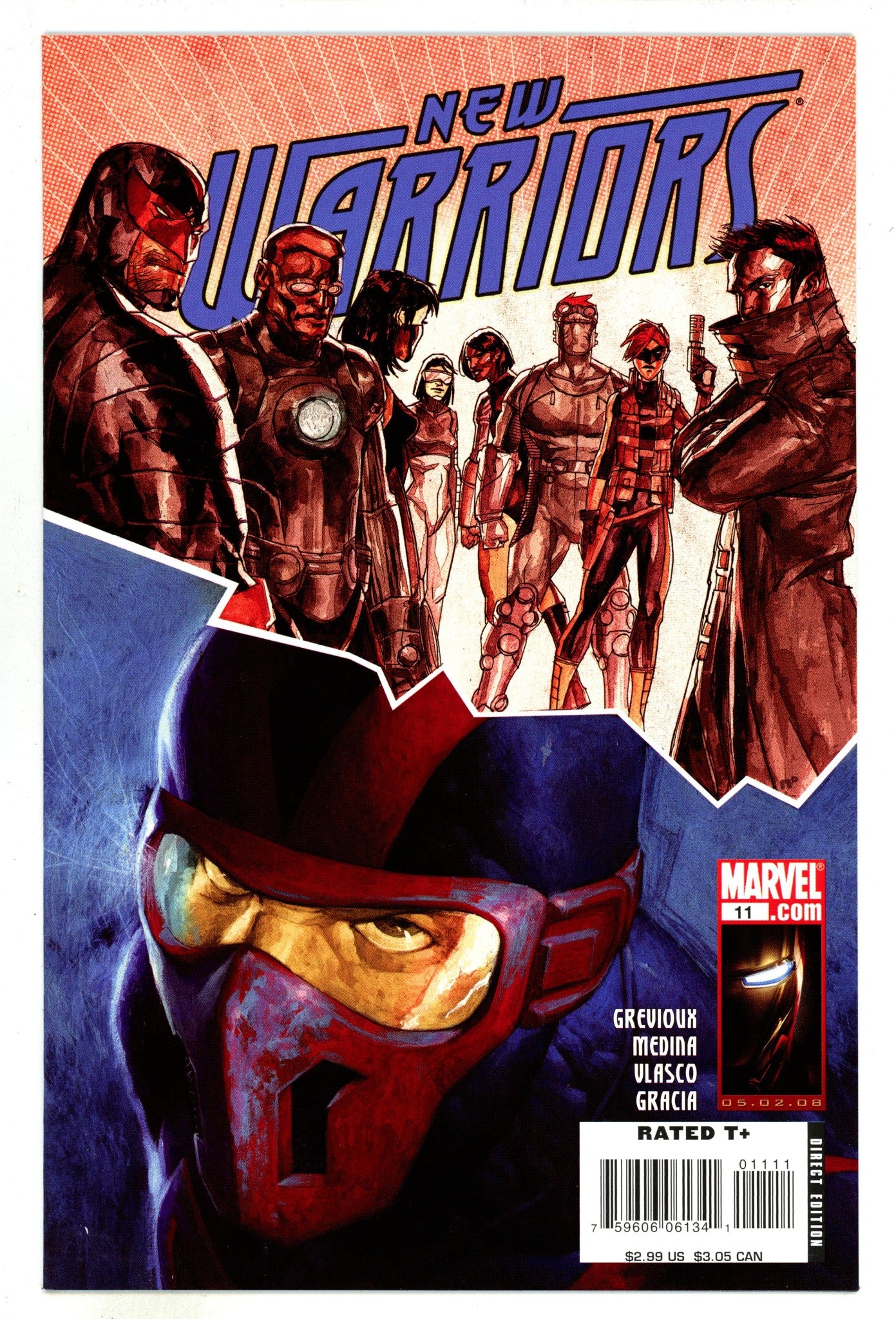 New Warriors Vol 4 11 High Grade (2008) 