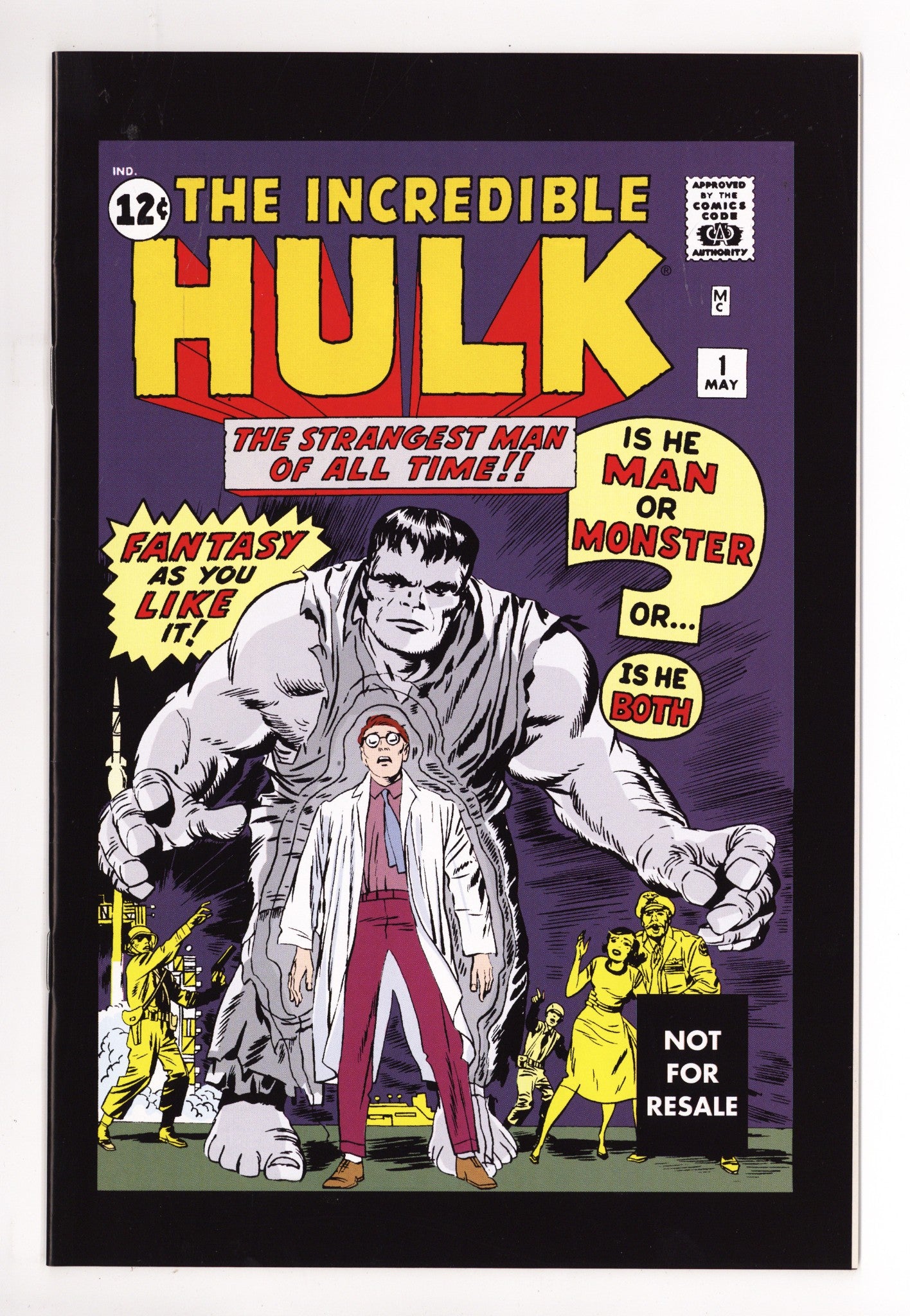Hulk Vol. 1 No. 1 [Marvel Legends Reprint]   1  FN/VF (7.0)   (2004)        