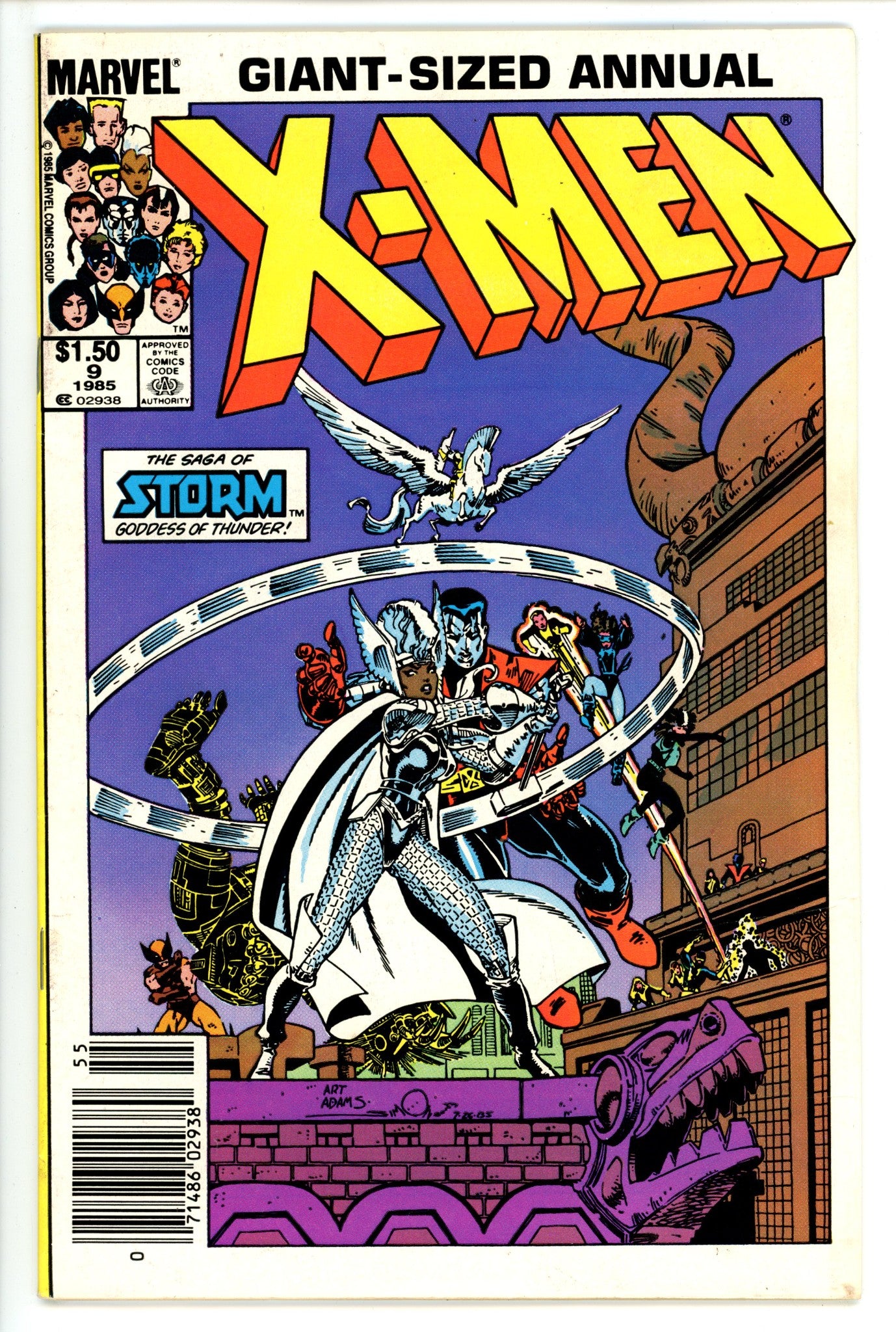 X-Men Annual Vol 1 9 Canadian Variant FN+ (1985)