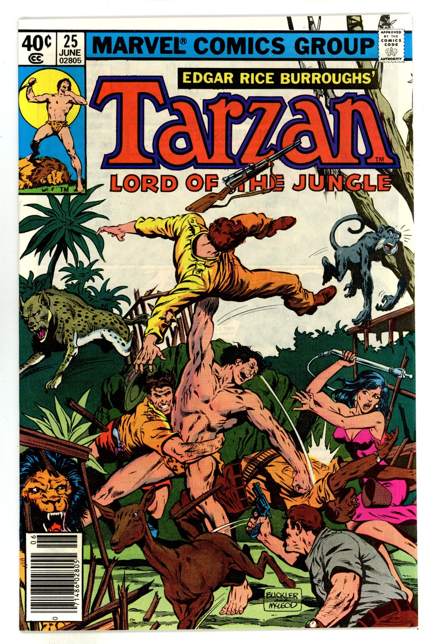 Tarzan 25 VF/NM (9.0) (1979) Newsstand 