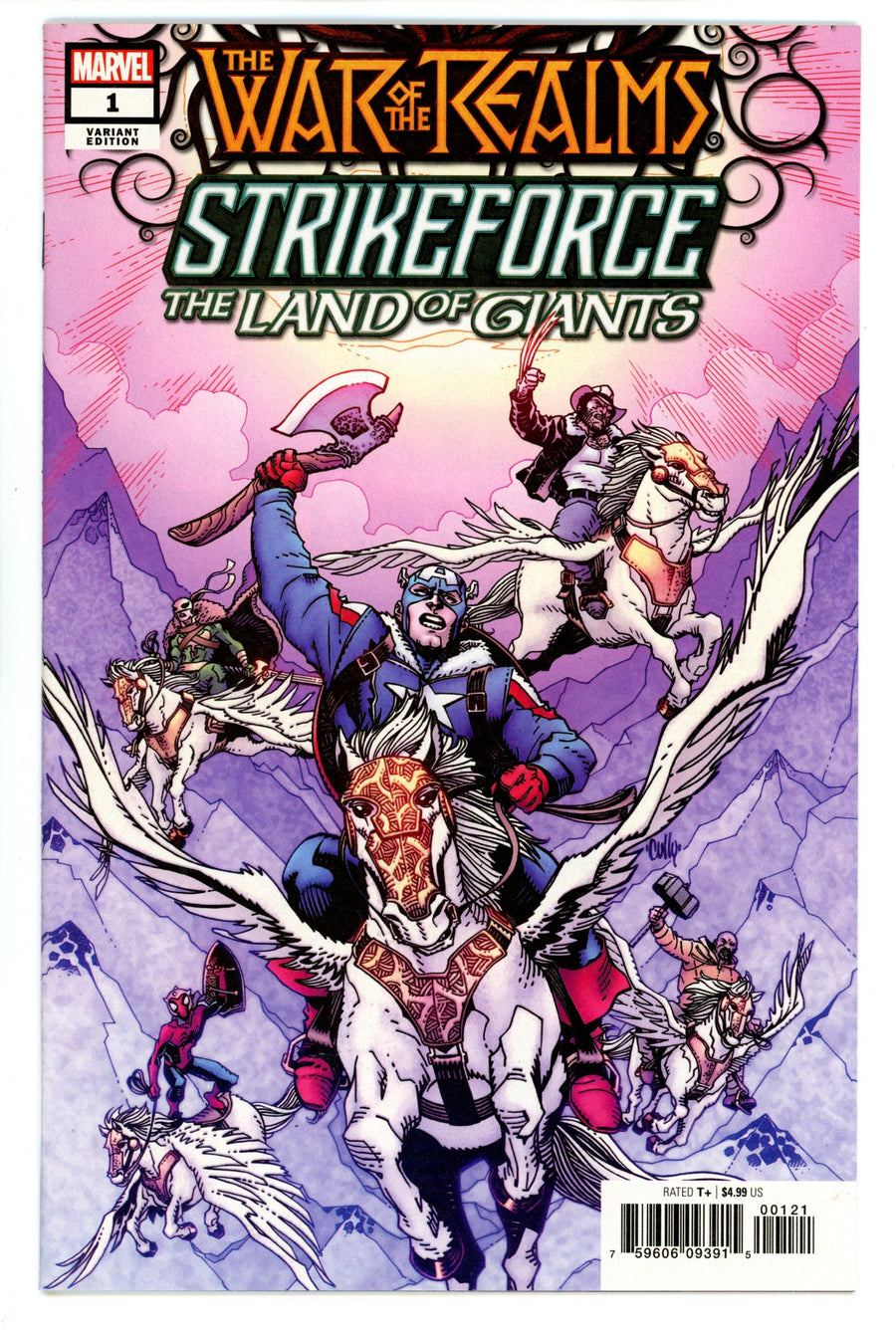 War of the Realms Strikeforce: The Land of Giants 1 High Grade (2019) Hamner Variant 
