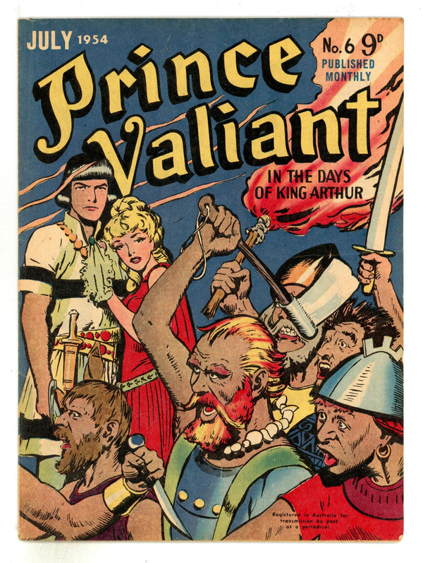 Prince Valiant in the Days of King Arthur 6 VG/FN (5.0) (1954)