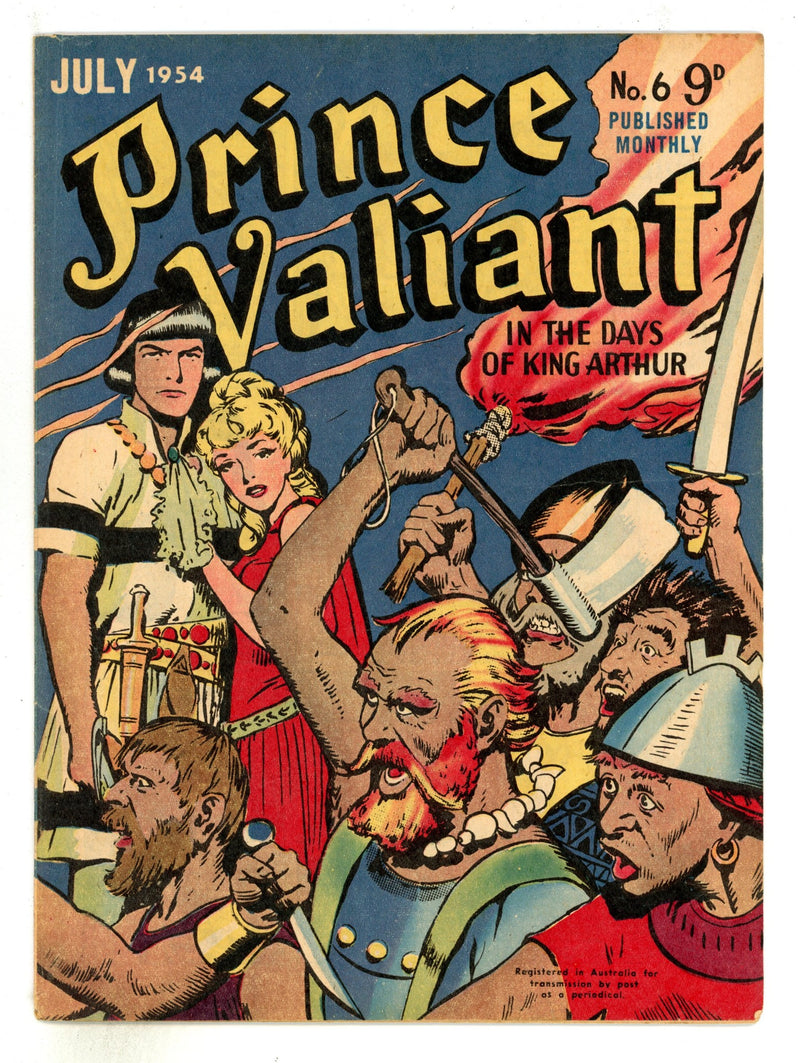 Prince Valiant in the Days of King Arthur 6 VG/FN (5.0) (1954) 
