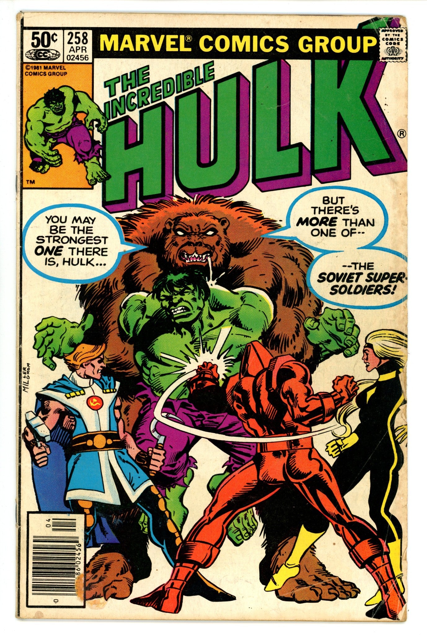 The Incredible Hulk Vol 1 258 Newsstand GD/VG (1981)