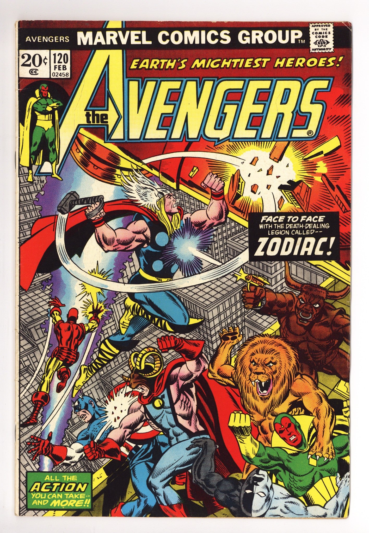 The Avengers Vol 1 120 VG/FN (5.0) (1974) 