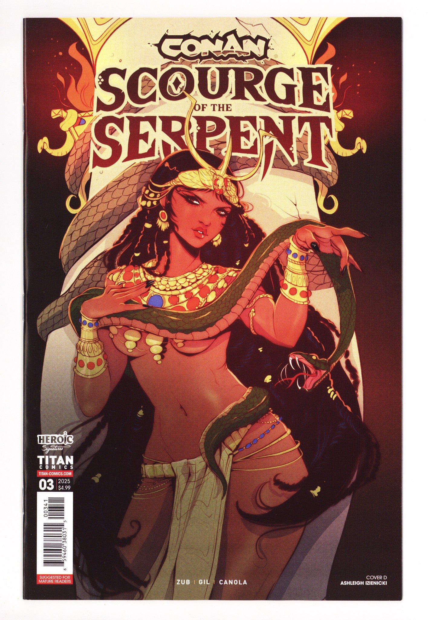 Conan The Barbarian Scourge Of The Serpent 3 Izienicki Variant (2025)