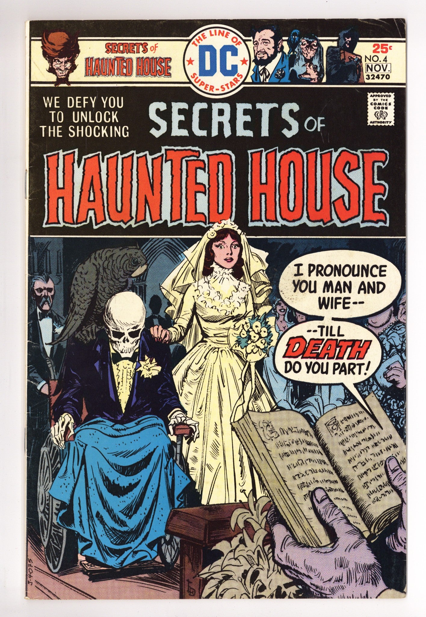 Secrets of Haunted House Vol 1 4 VG/FN (5.0) (1975) 