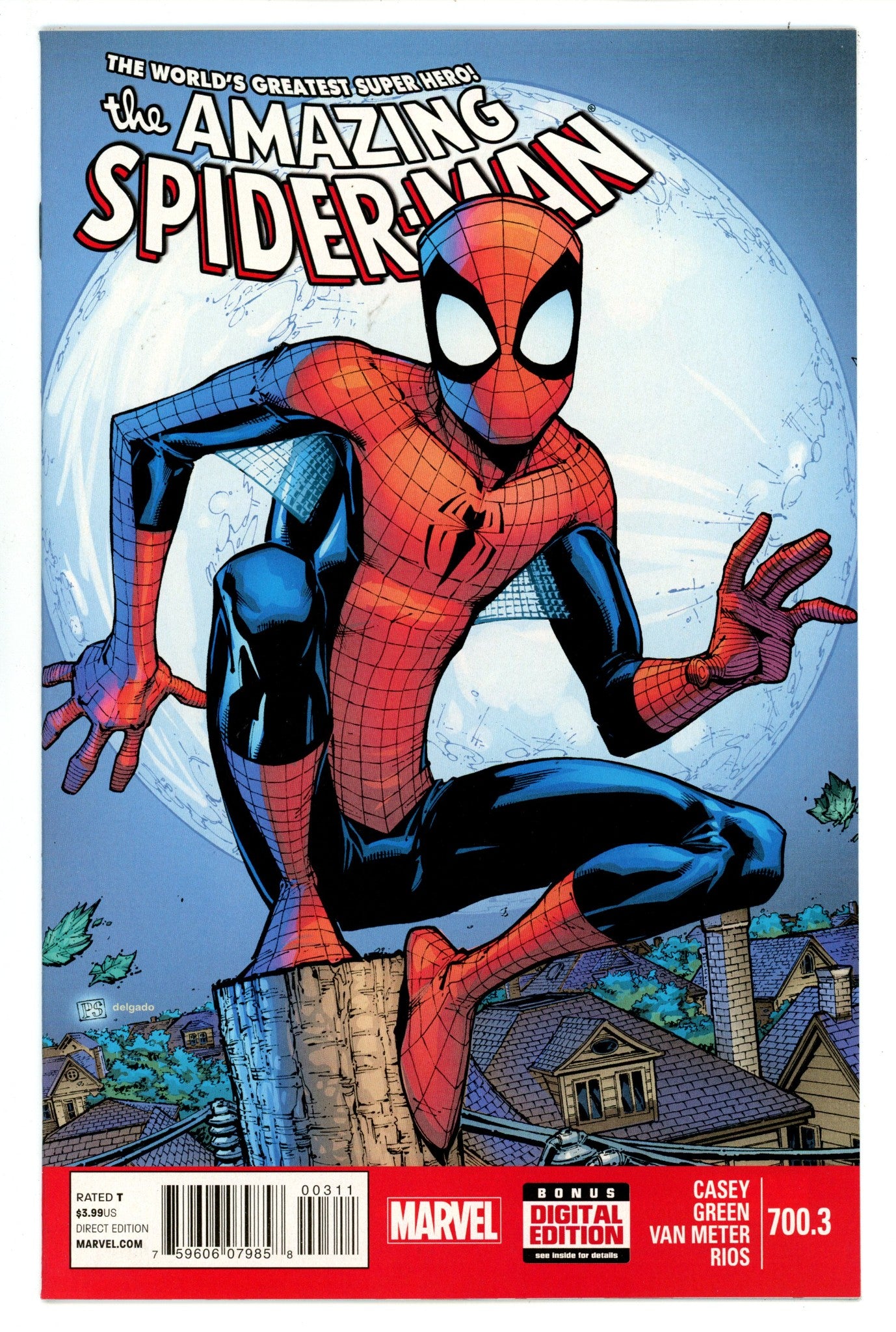 The Amazing Spider-Man Vol 2 700.3 NM- (9.2) (2014) 