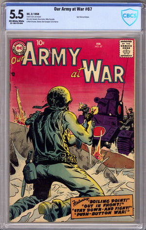 Our Army at War 67 CBCS 5.5 (1957)