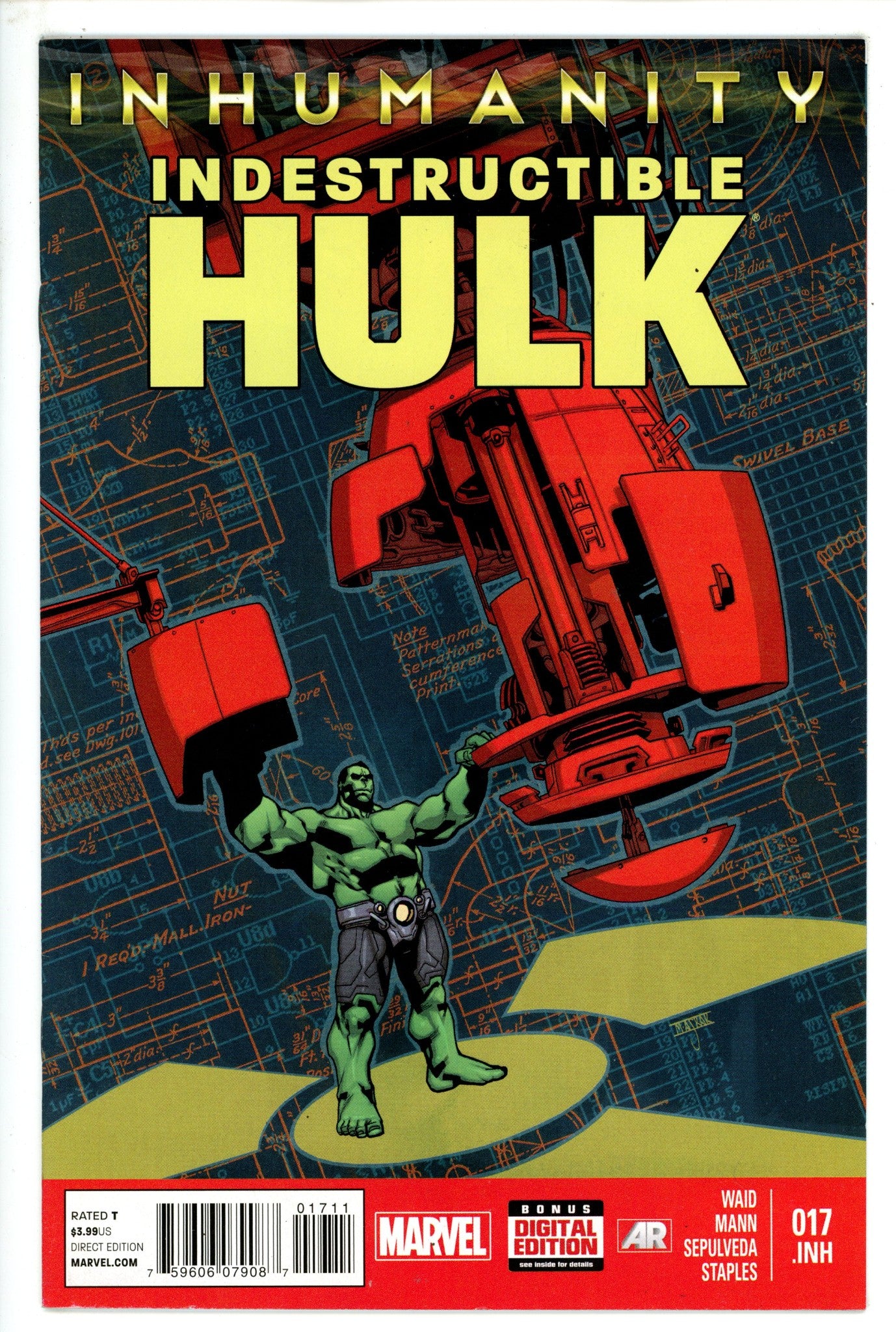 Indestructible Hulk 17 (17.INH) (2013)