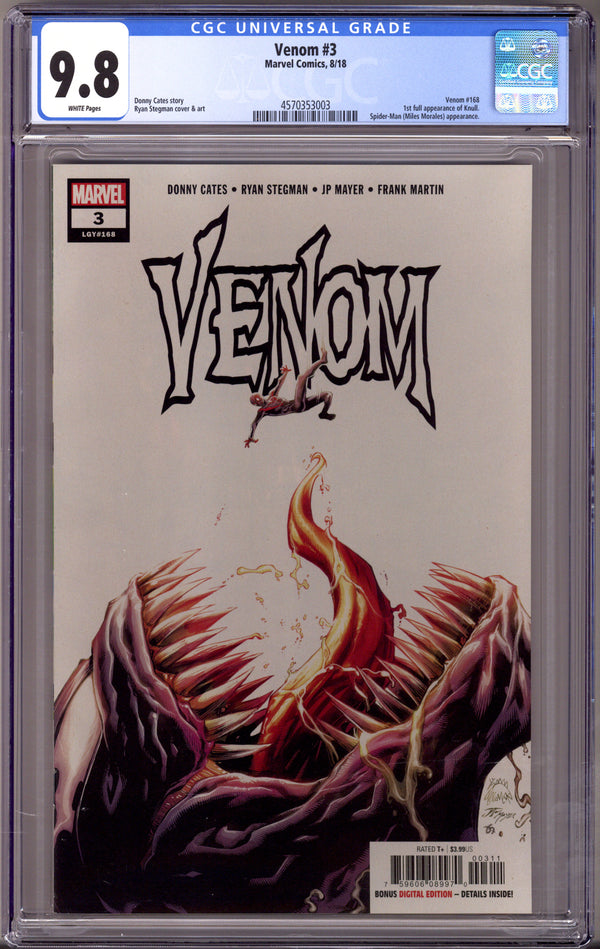 Venom Vol 4 3 (168) CGC 9.8 (NM/M) (2018)