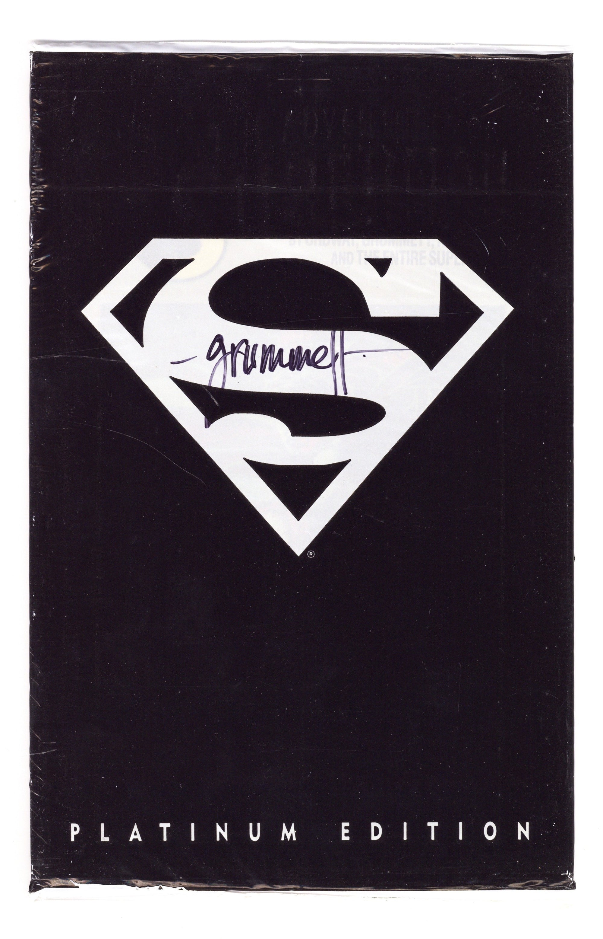 Adventures of Superman Vol 1 500 New, Sealed (1993) Platinum Edition Signed x1 On Bag Todd Grummett 