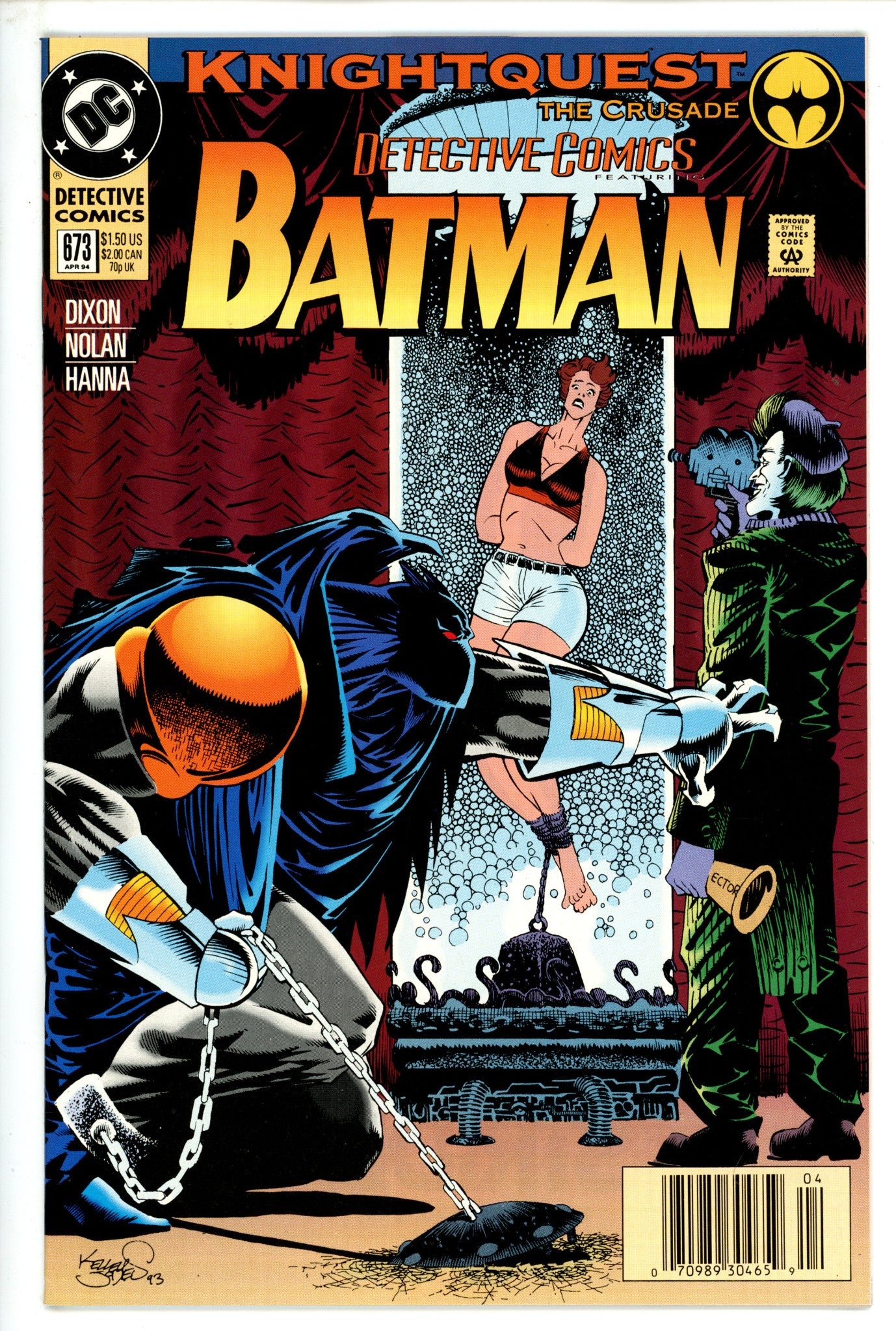 Detective Comics Vol 1 673 Newsstand NM- (1994)