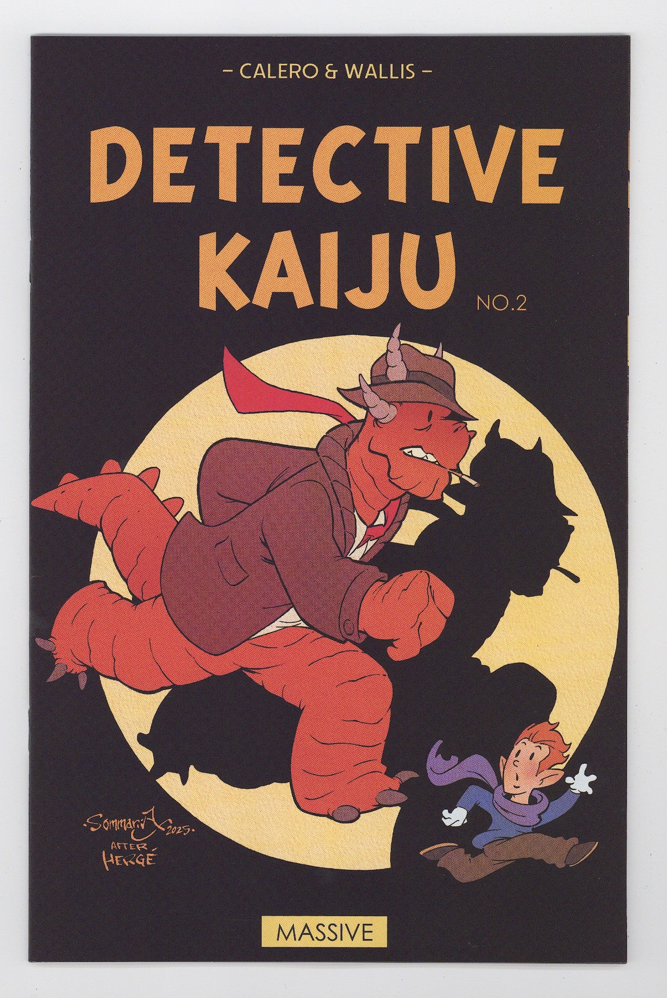 Detective Kaiju 2 Sommariva Tin Tin Homage Variant (2025)