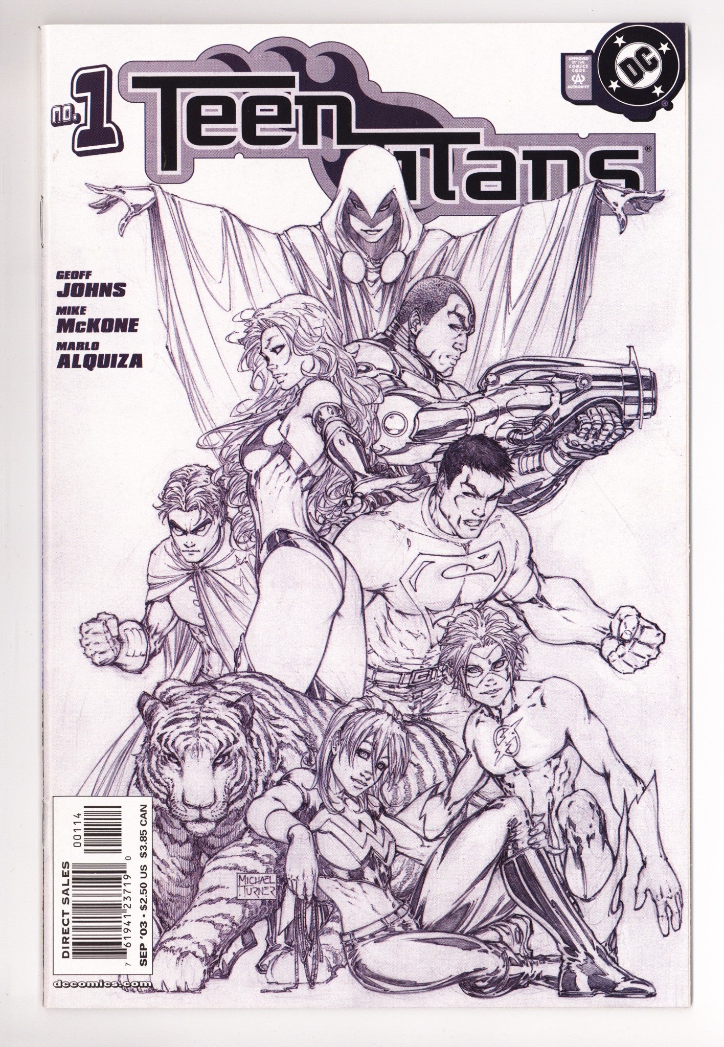 Teen Titans Vol 3 1 High Grade (2003) 4th Print 