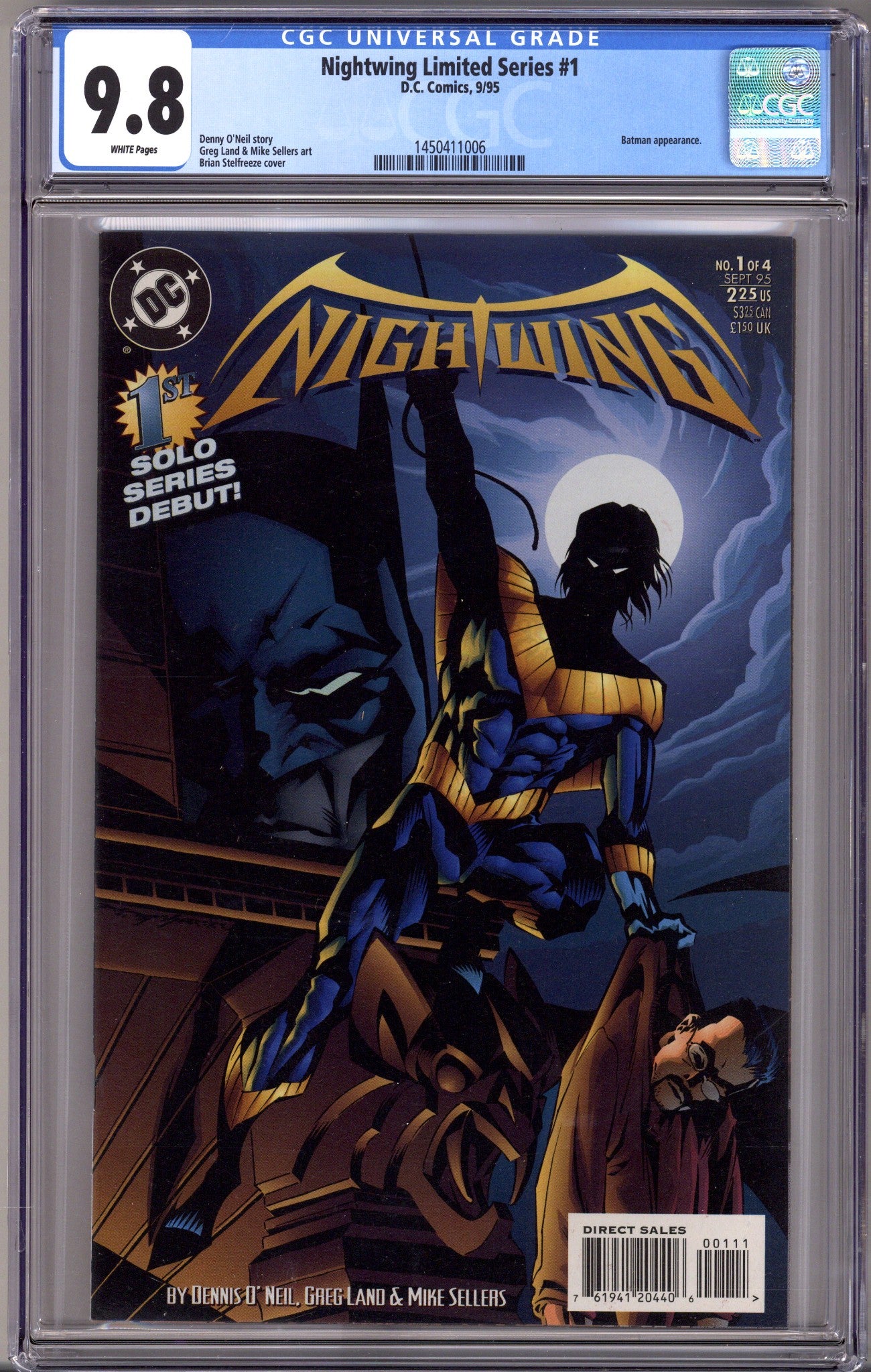 Nightwing Vol 1 1 CGC 9.8 (NM/M)   (1995)        