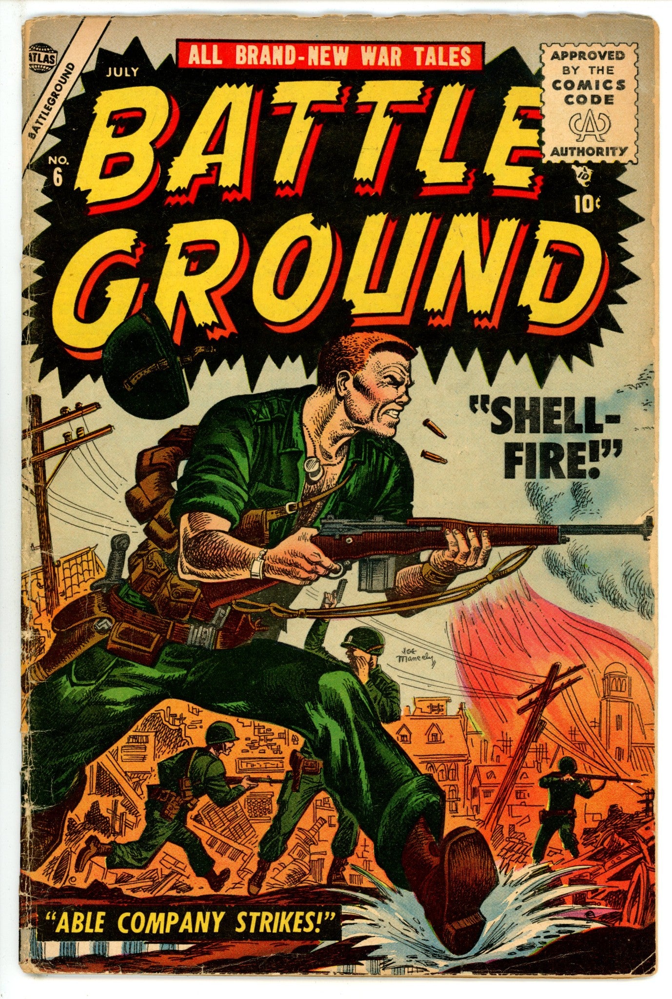 Battleground 6 VG- (3.5) (1955) 
