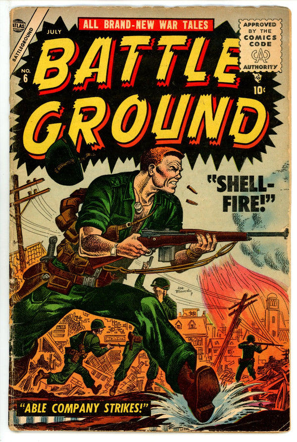 Battleground 6 VG- (3.5) (1955)