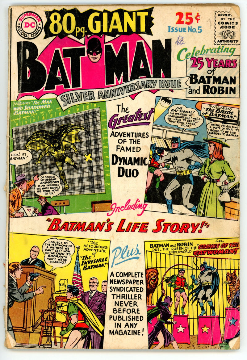 80 Page Giant Magazine 5 GD (2.0) (1964) 