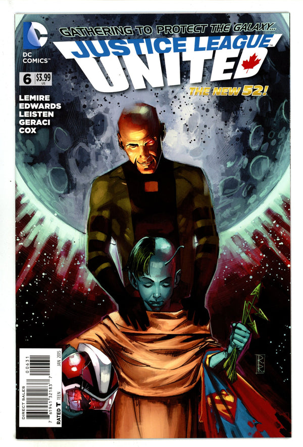 Justice League United 6 High Grade (2015) Reis Incentive Variant