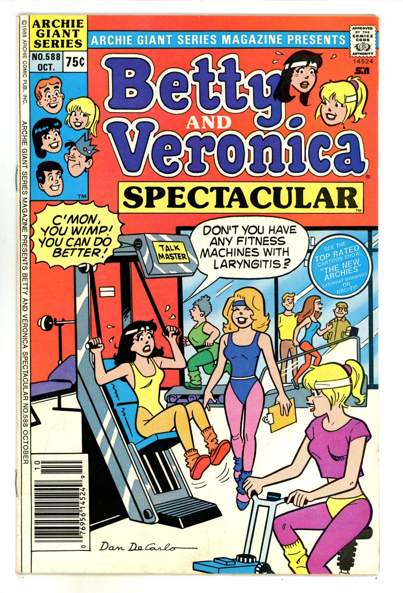 Archie Giant Series Magazine 588 Low Grade (1988) Newsstand 