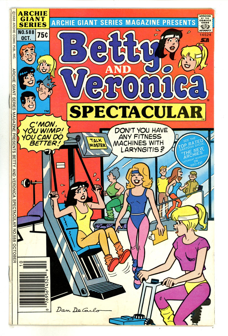 Archie Giant Series Magazine 588 Low Grade (1988) Newsstand 