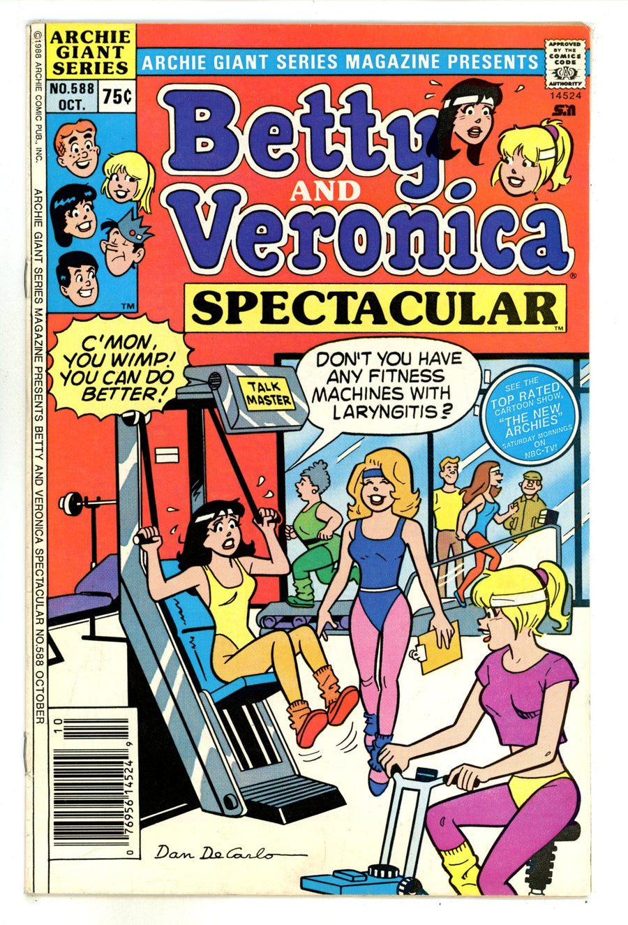 Archie Giant Series Magazine 588 Low Grade (1988) Newsstand 