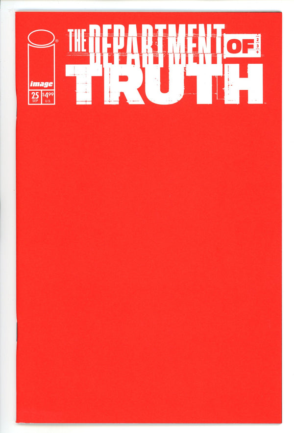 Department Of Truth 25 Blank Variant (2024)