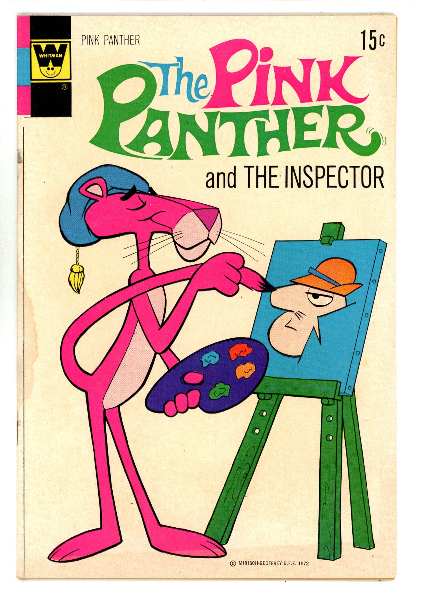 The Pink Panther 5 VG+ (4.5) Whitman (1972) 