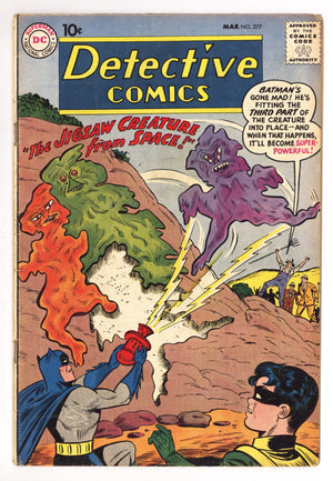 Detective Comics Vol 1 277 VG- (3.5) (1960)