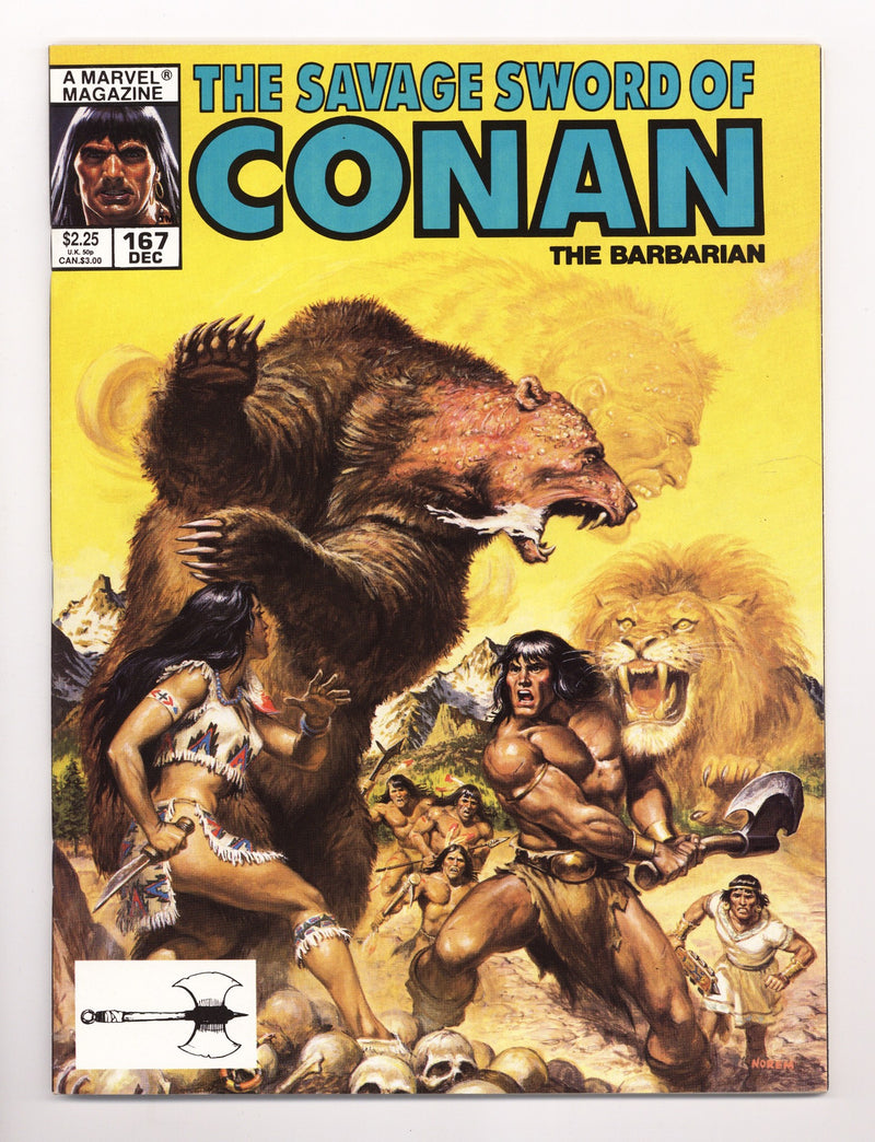 The Savage Sword of Conan Vol 1 167 Mid Grade (1989) 