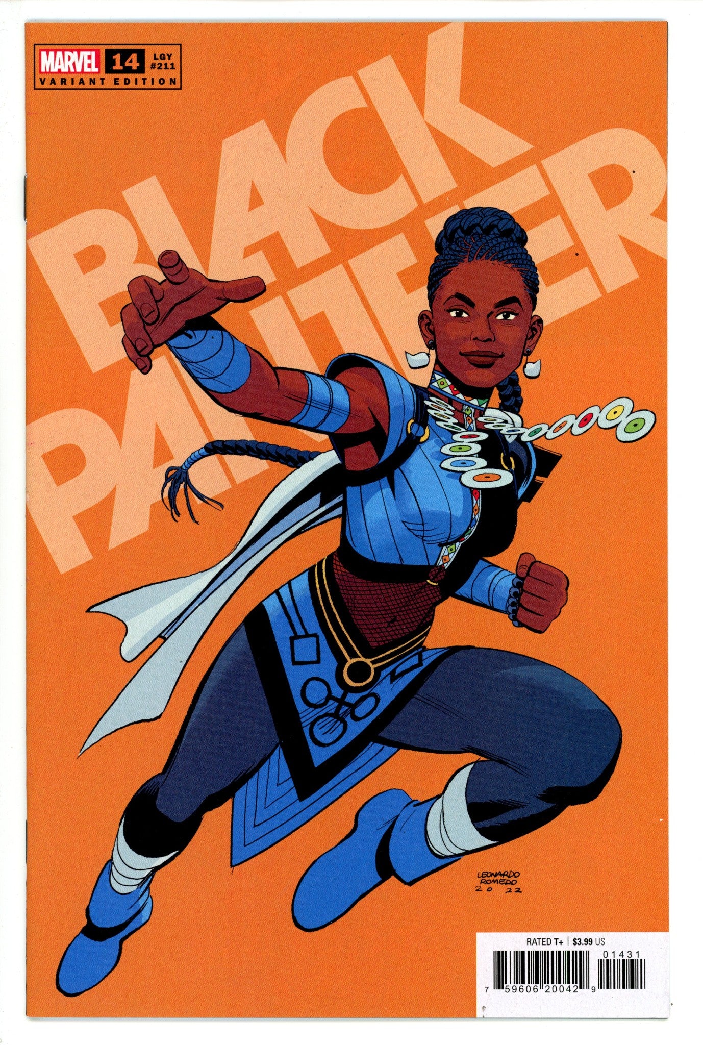 Black Panther Vol 8 14 (211) High Grade (2023) Romero Variant 