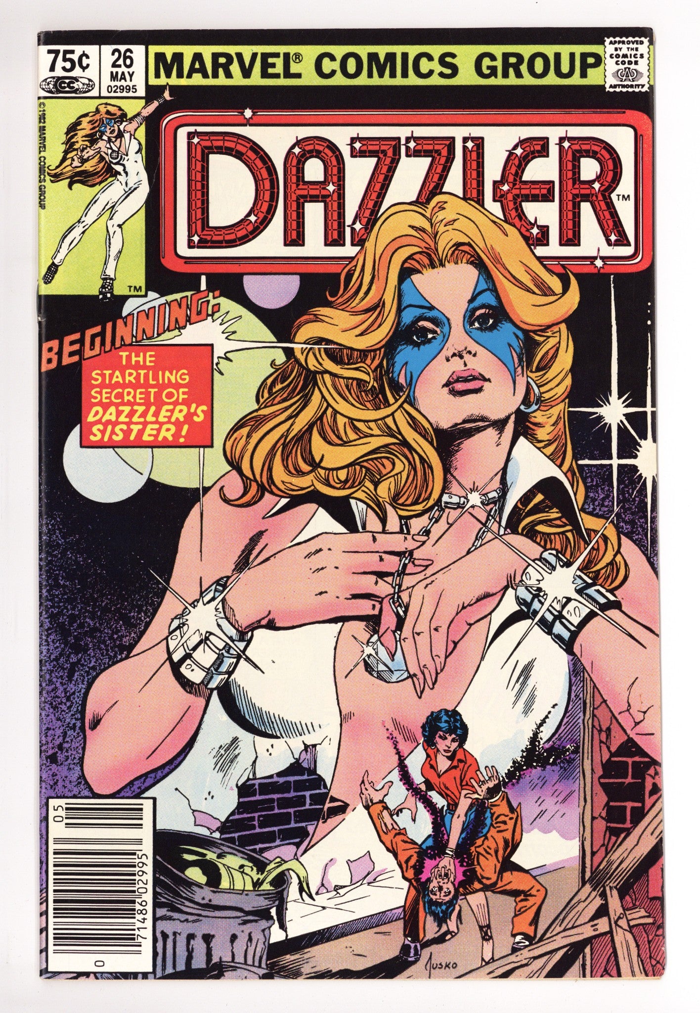 Dazzler Vol 1 26 Mid Grade (1983) Canadian Price Variant 