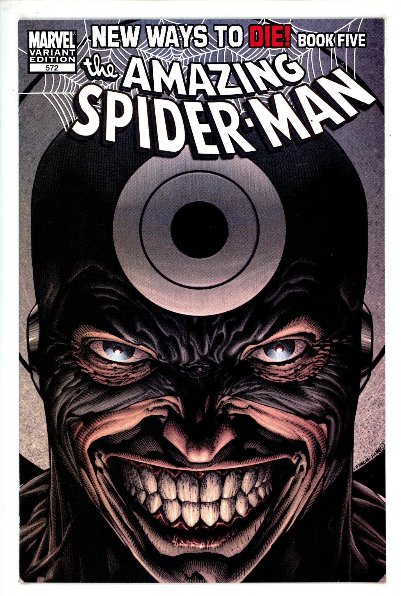 The Amazing Spider-Man Vol 2 572 Finch Variant VF/NM (2008)