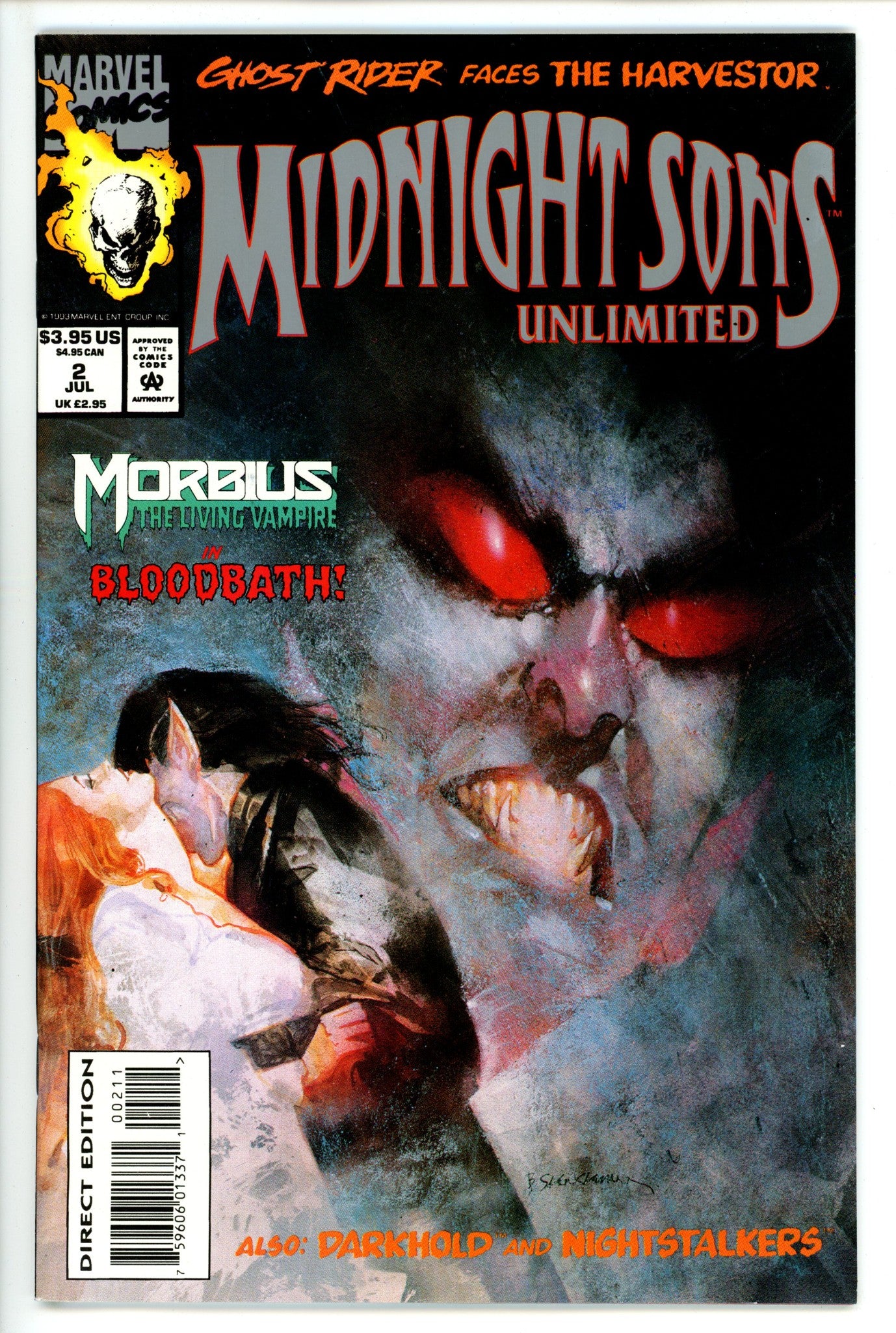 Midnight Sons Unlimited 2 High Grade (1993) 