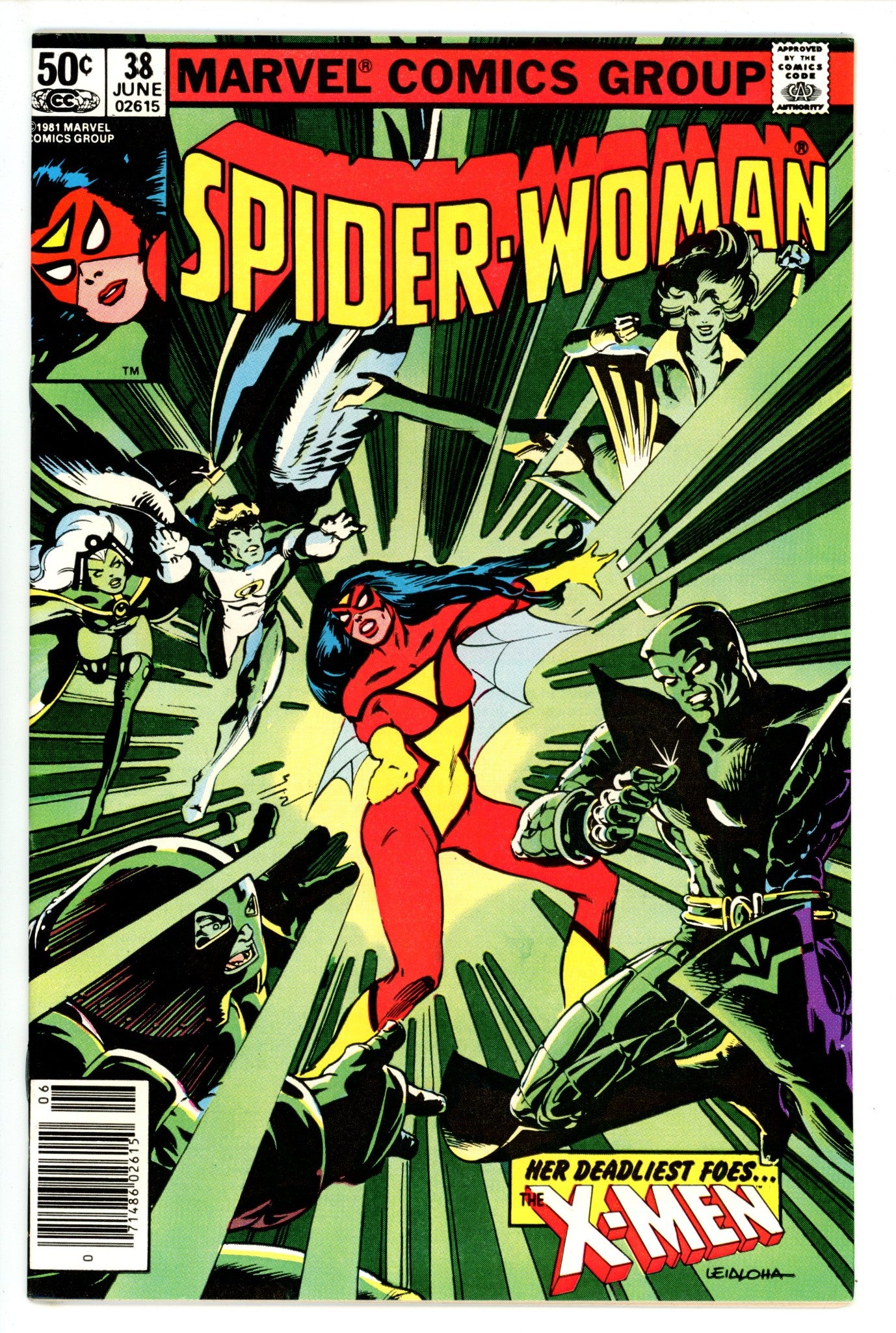 Spider-Woman Vol 1 38 VF (8.0) (1981) Newsstand 