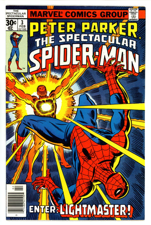 The Spectacular Spider-Man Vol 1 3 VF- (7.5) (1977)