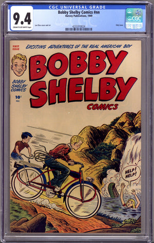 Bobby Shelby Comics 1 CGC 9.4 (NM) (1949)