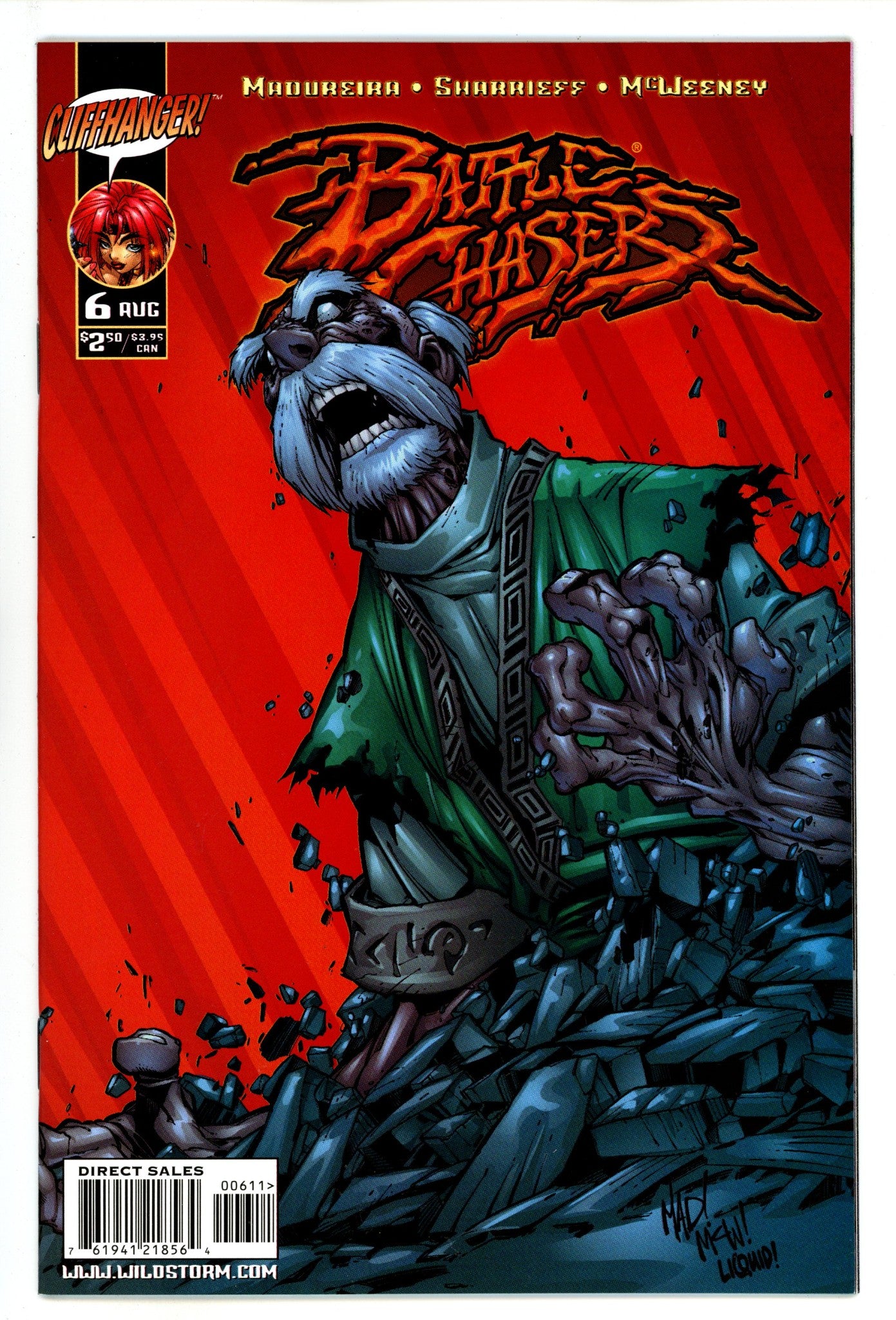 Battle Chasers 6 NM (9.4) (1999) 